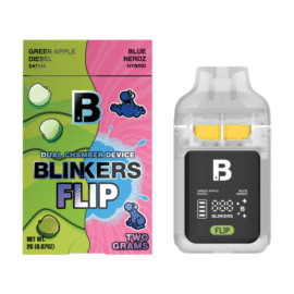 Blinkers 2G Flip | Green Apple Diesel – Sativa x Blue Nerdz – Hybrid