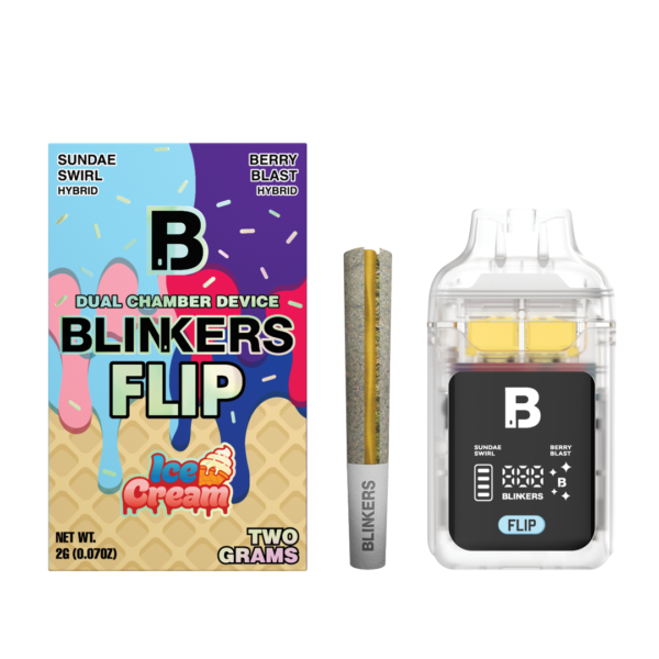 Blinkers 2G Flip Ice Cream | Sundae Swirl – Hybrid x Berry Blast – Hybrid