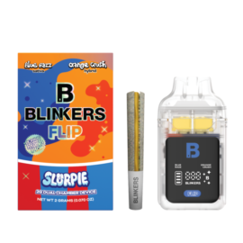 Blinker 2G Flip Slurpie | Blue Razz – Sativa x Orange Crush – Hybrid